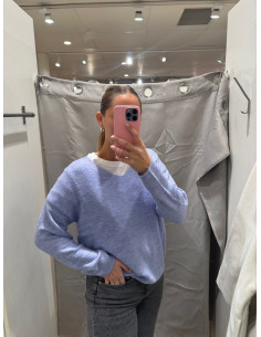 VMCREWLEFILE BLOUSE V-NECK