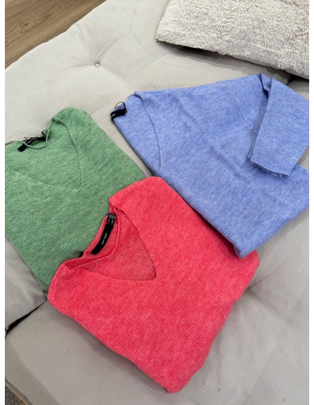 VMCREWLEFILE BLOUSE V-NECK