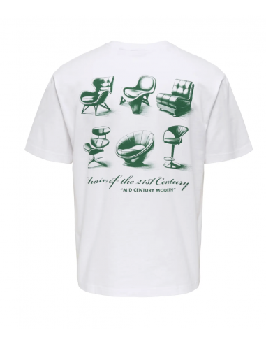 ONSFRED LIFE MID CENTURY RLX SS TEE