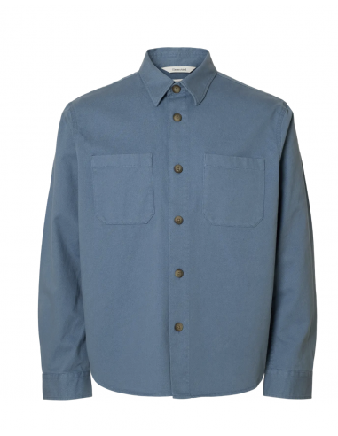 SLMTRAVIS TWILL OVERSHIRT LS NOOS