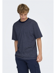 ONSFRED LIFE RLX SS STRIPE TEE NOOS 2