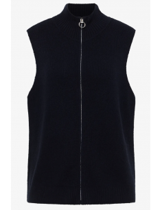 Cecil Ribbad Väst Med Dragkedja