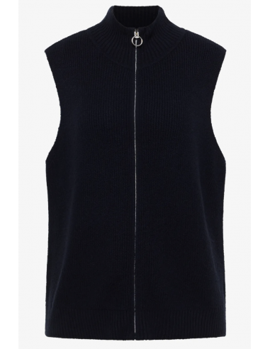 Cecil Ribbad Väst Med Dragkedja