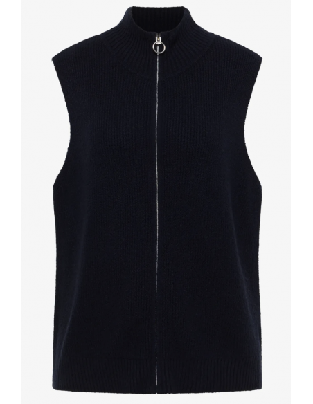 Cecil Ribbad Väst Med Dragkedja