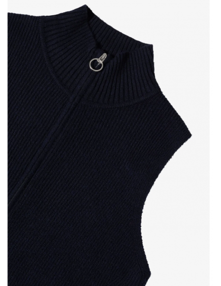 Cecil Ribbad Väst Med Dragkedja