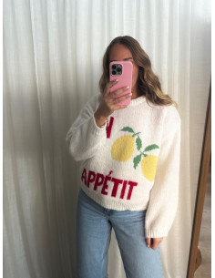 PCBIKKA LS O-NECK KNIT 2