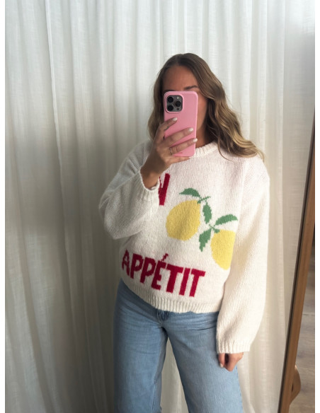 PCBIKKA LS O-NECK KNIT