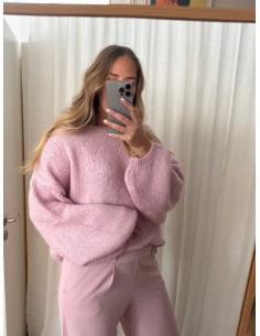 JDYDINEA L/S REVERSIBLE PULLOV. KNT