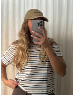 SLFESSENTIAL SS STRIPED BOXY TEE NOOS