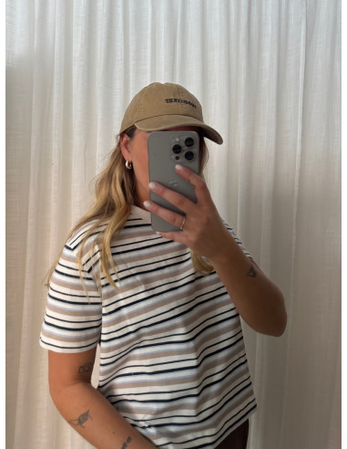 SLFESSENTIAL SS STRIPED BOXY TEE NOOS