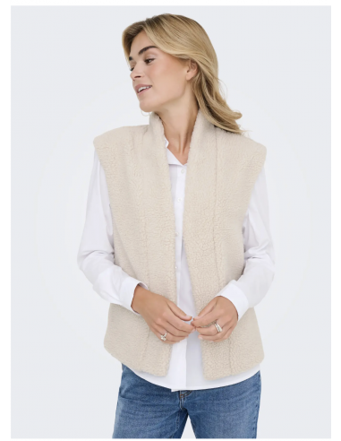 JDYBIRDY LIFE TEDDY OPEN VEST OTW NOOS