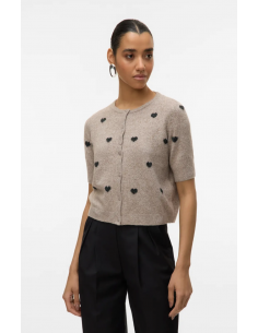VMDOFFY INTARSIA 2/4 O-NCK CARDIGAN NOOS 2