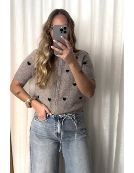 VMDOFFY INTARSIA 2/4 O-NCK CARDIGAN NOOS