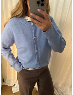 VMFIONA LS SHORT BUTTON CARDIGAN 2
