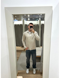 ONSCOOPER REG LS 12 HALF ZIP POLO NOOS 2