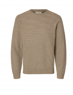 SLHROSS KNIT STRUCTURE CREW NECK NOOS 2