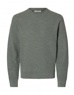 SLHROSS KNIT STRUCTURE CREW NECK NOOS 2