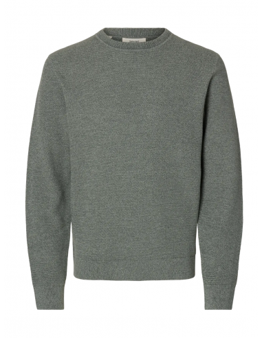 SLHROSS KNIT STRUCTURE CREW NECK NOOS