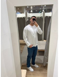 SLHLOOSEOSCAR LS O-NECK TEE NOOS