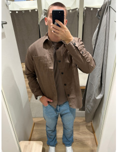 SLMTRAVIS TWILL OVERSHIRT LS NOOS 2