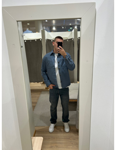 SLMTRAVIS TWILL OVERSHIRT LS NOOS