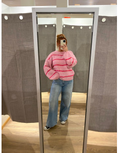 VMMAYBE ART LS O-NECK PULLOVER