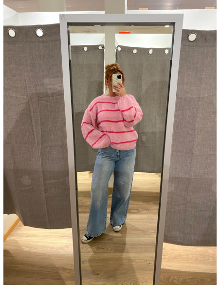 VMMAYBE ART LS O-NECK PULLOVER