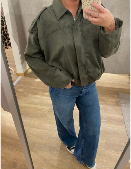 JDYNIA FAUX SUEDE BAT JACKET