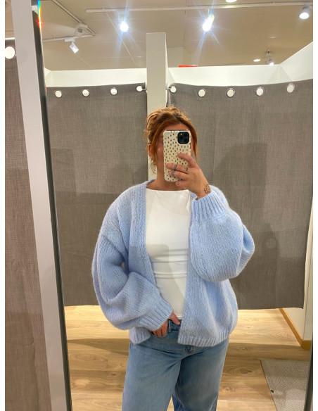 VMMAYBE LS OPEN CARDIGAN