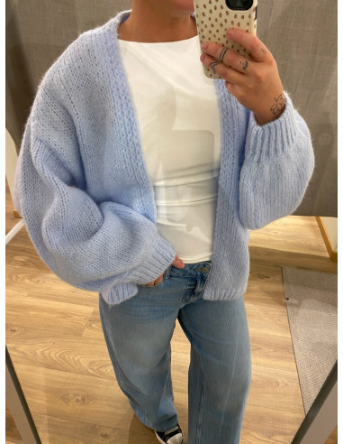 VMMAYBE LS OPEN CARDIGAN