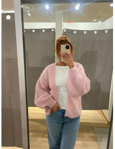 VMMAYBE LS OPEN CARDIGAN