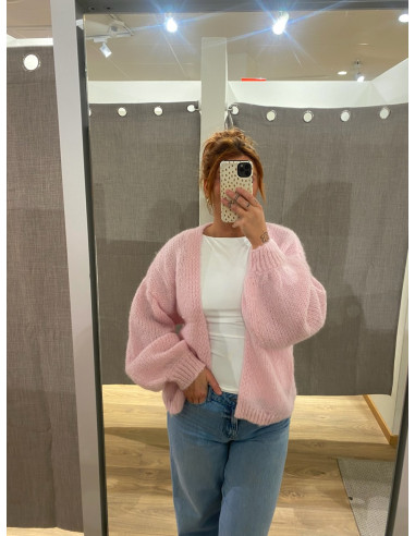 VMMAYBE LS OPEN CARDIGAN