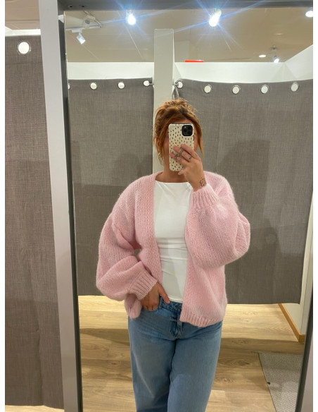 VMMAYBE LS OPEN CARDIGAN