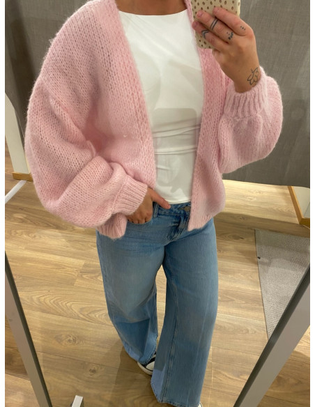 VMMAYBE LS OPEN CARDIGAN