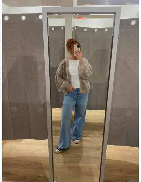 VMMAYBE LS OPEN CARDIGAN