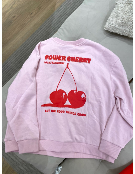 JDYNANNA LIFE L/S TEXT SWEAT