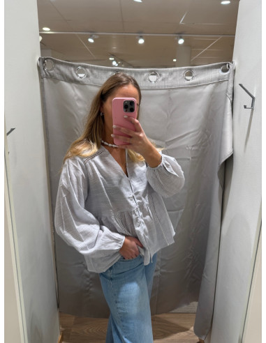 ONLNORA L/S V-NECK SHIRT NOOS