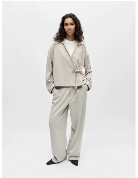 OBJJULIA L/S LO WRAP TOP