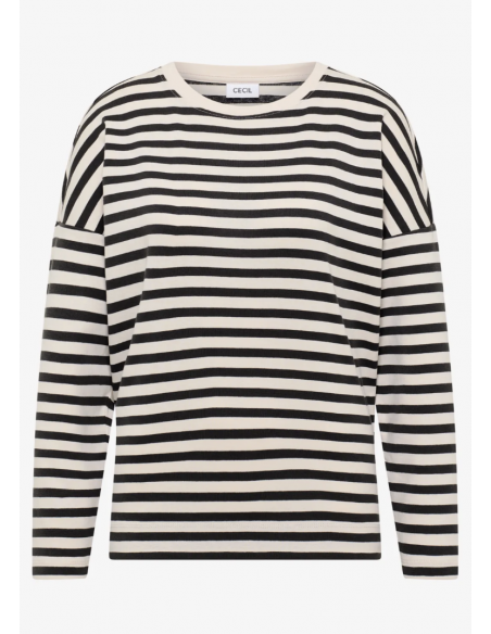 Cecil Randig Långärmad T-Shirt