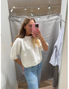 JXMARGE TWIST SS CREW NECK KNIT