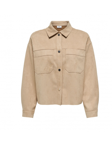 JDYJULLE L/S FAKE SUEDE SHIRT JRS NOOS