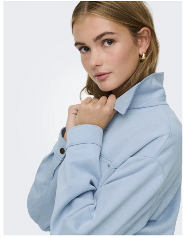 JDYJULLE L/S FAKE SUEDE SHIRT JRS NOOS