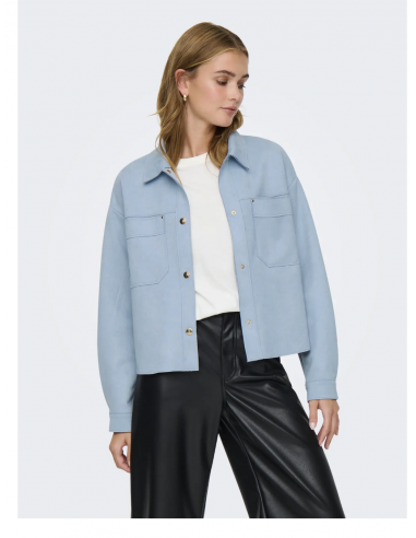 JDYJULLE L/S FAKE SUEDE SHIRT JRS NOOS