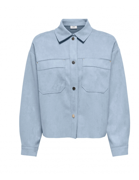 JDYJULLE L/S FAKE SUEDE SHIRT JRS NOOS