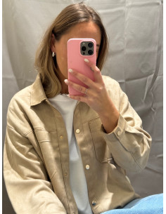 JDYJULLE L/S FAKE SUEDE SHIRT JRS NOOS 2