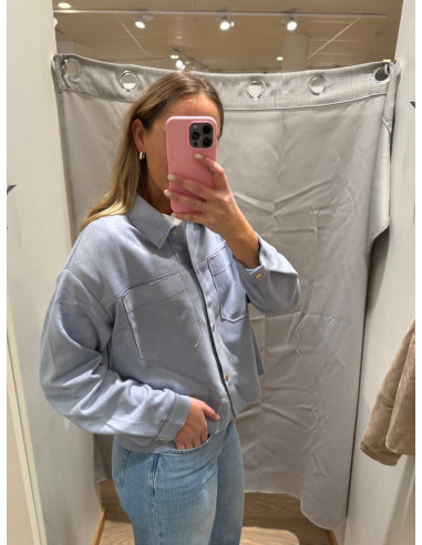 JDYJULLE L/S FAKE SUEDE SHIRT JRS NOOS