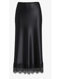 VIELLETTE HW ANKLE LACE SKIRT