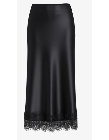 VIELLETTE HW ANKLE LACE SKIRT