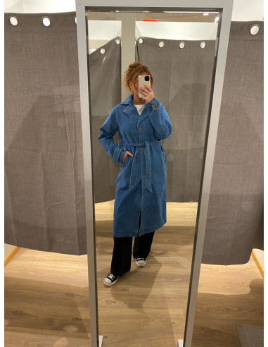 ONLMALOU BELTED TRENCH DNM GUA FW |