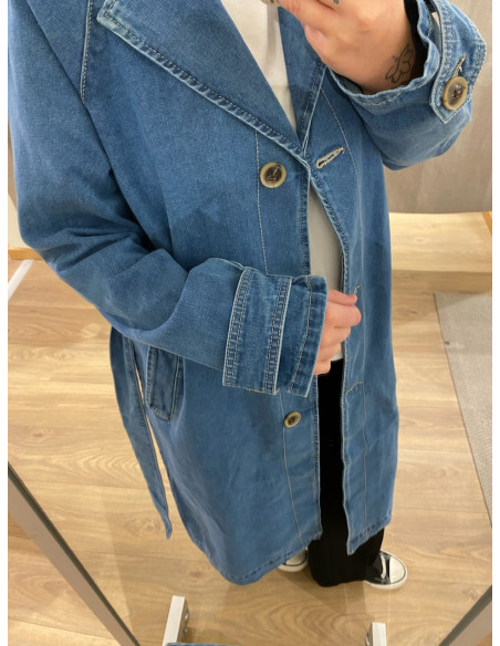 ONLMALOU BELTED TRENCH DNM GUA FW |